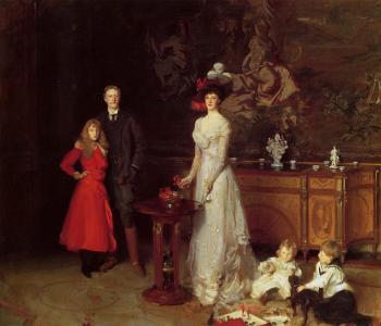 約翰 辛格 薩金特 Sir George Sitwell, Lady Ida Sitwell and Family 約翰 辛格 薩金特 Sir George Sitwell, Lady Ida Sitwell and Family